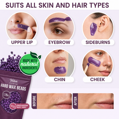 Velva Face Waxing Kit