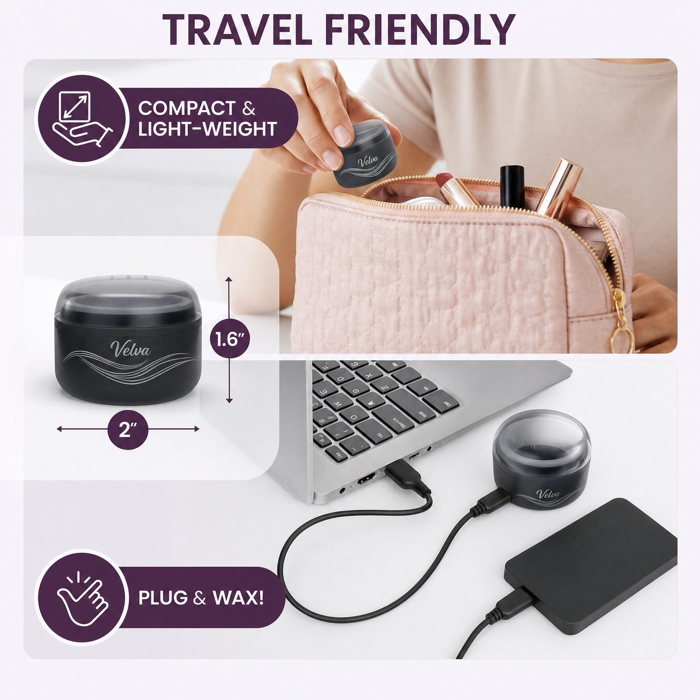 Velva Face Waxing Kit